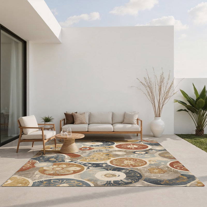 Tapis intérieur et extérieur Snappy Beam, Rectangle 1 pi 6 po x 2 pi 6 po