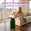 Table basse ronde en verre trempé pour le salon, utilisation polyvalente-1350946611
