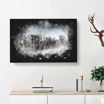 An Island Of Trees - Wrapped Canvas
