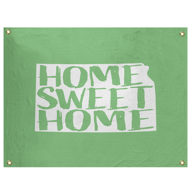 Tapisserie murale kansas doux pour la maison, H 26 po x l 36 po, Vert