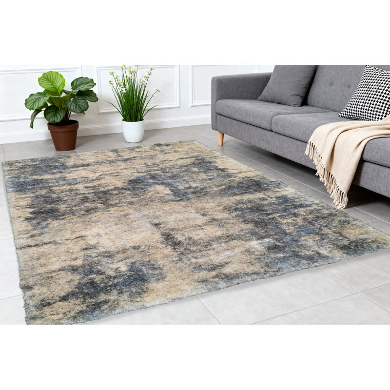 Loretta Abstract Indoor Rug, Rectangle 7'10" x 10'10"
