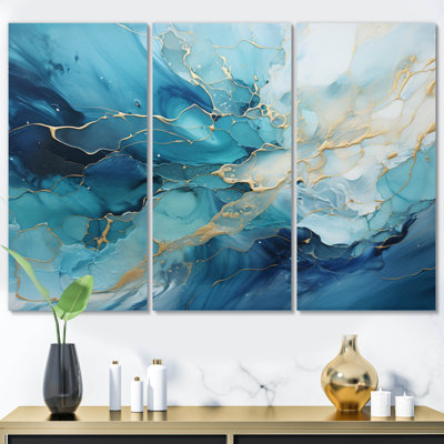 «Oceanic Collage I», impression de 3 pièces