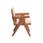 Fauteuil d'appoint avec assise naturelle de 22 po de largeur, 16 po de hauteur et 19 po de profondeur pour une ambiance détendue de 26 po de profondeur et un style élégant pour toute pièce