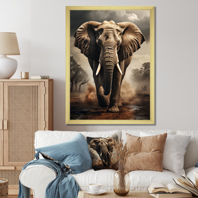 «Dawone African Elephant Race Elegance I», reproduction sur toile