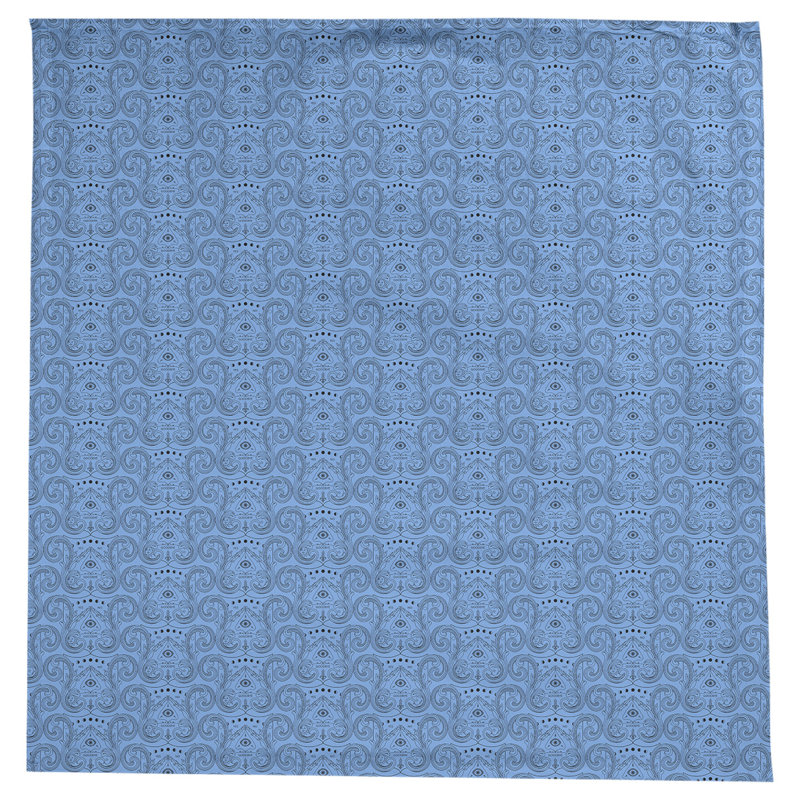 Leffel Geometric Tablecloth, Blue