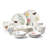 Lenox Butterfly Meadow Porcelain 28-Piece Dinnerware Set, Dishwasher Safe, White