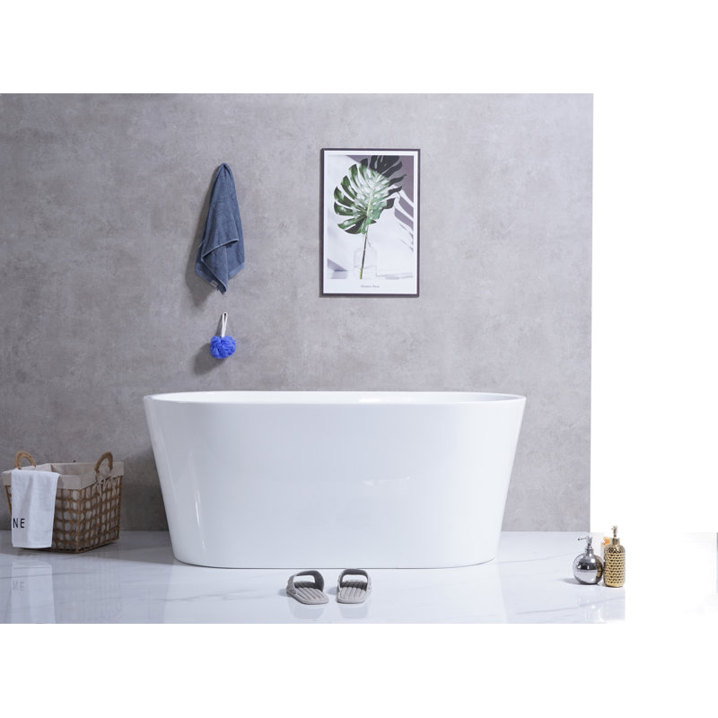 Baignoire combinée autoportante de luxe 59 "x 29"