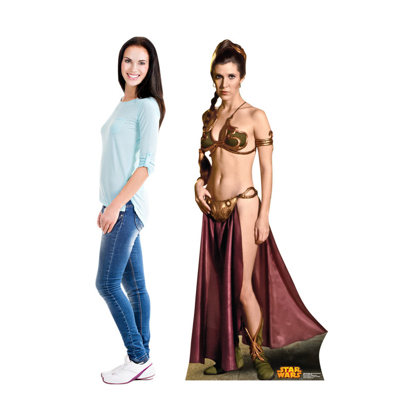 Standup en carton « Star Wars Princess Leia girl »