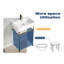 Blue Elephant 609.6mm L x 431.8mm W Ceramic Rectangular Sink with Overflow-1263031188