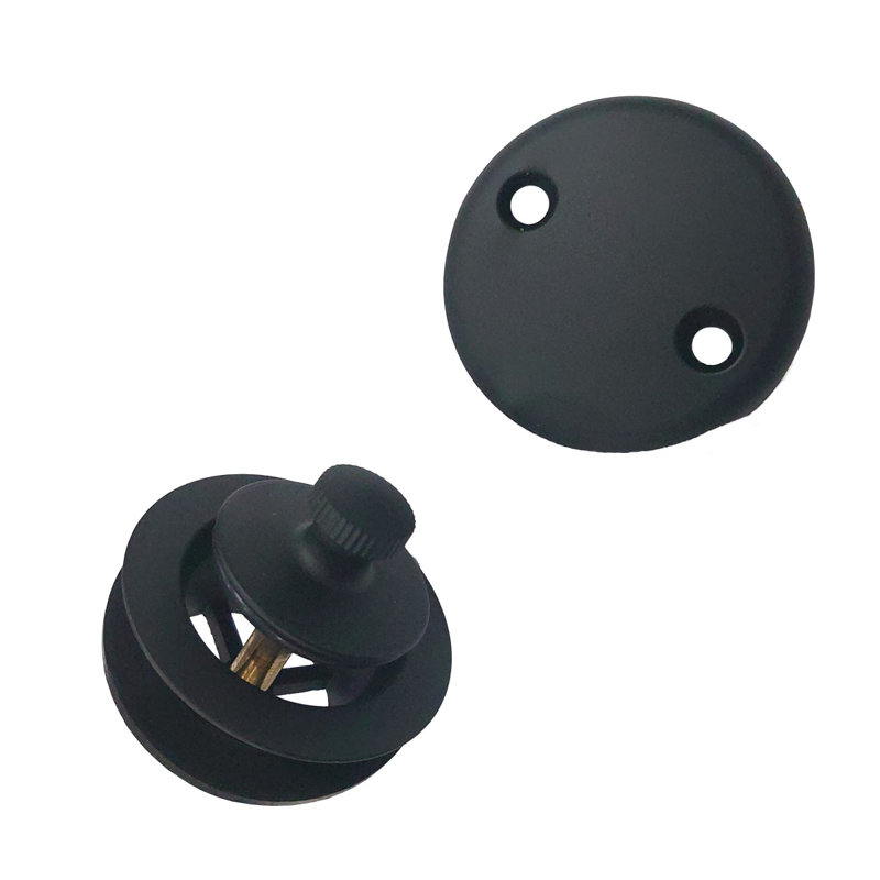 Drain de bain / douche Dakota Universal, Noir mat