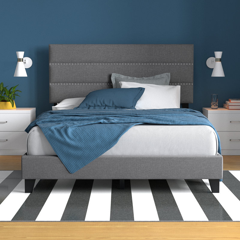 Bedias Upholstered Platform Storage Bed, Queen