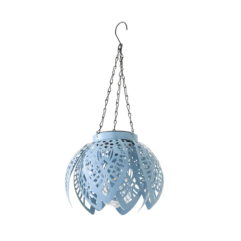 Outdoor Hanging Lantern, Blue
