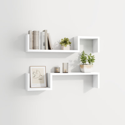 2 Piece Wall Accent Shelf