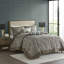 Couvre-lit 5 pièces - grand, bleu / brun, grand lit bleu / brun traditionnel, tissé avec style-120944828-120944822