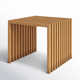 Knightly 18'' Teak Outdoor Side Table