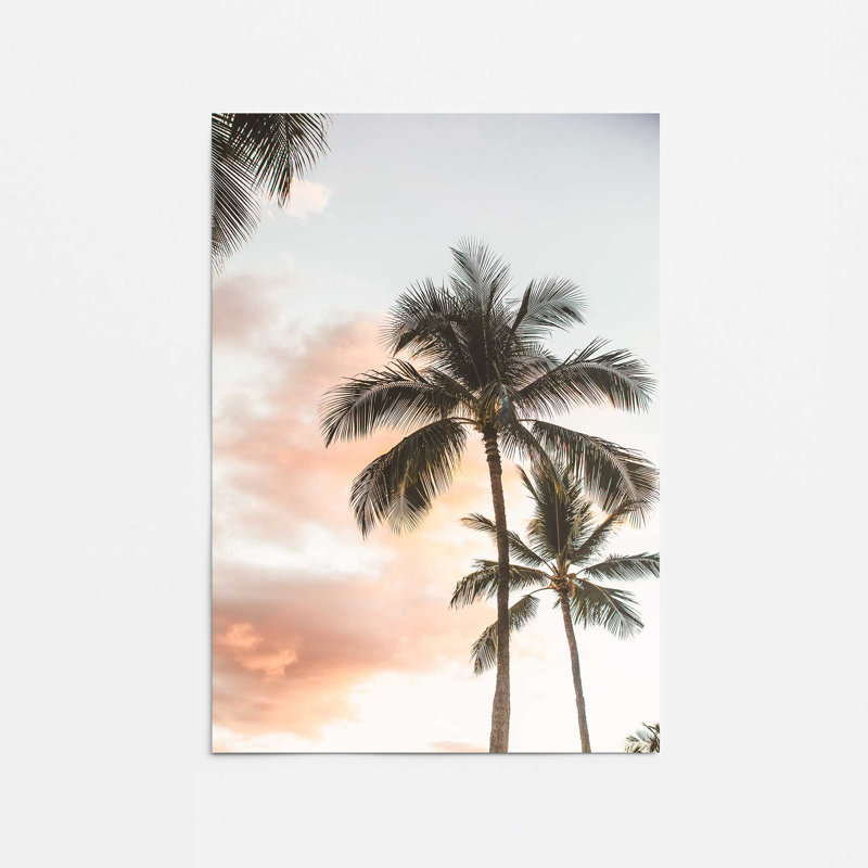 Tropical Twilight Print, 10" H x 8" W x 0.1" D, Paper