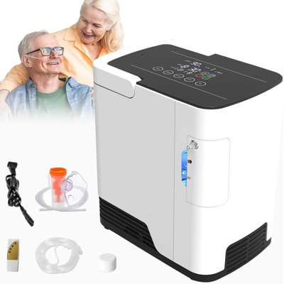 1L-90% Household Oxygen Generator-Continuous Flow Machine for Home Use with Accessories