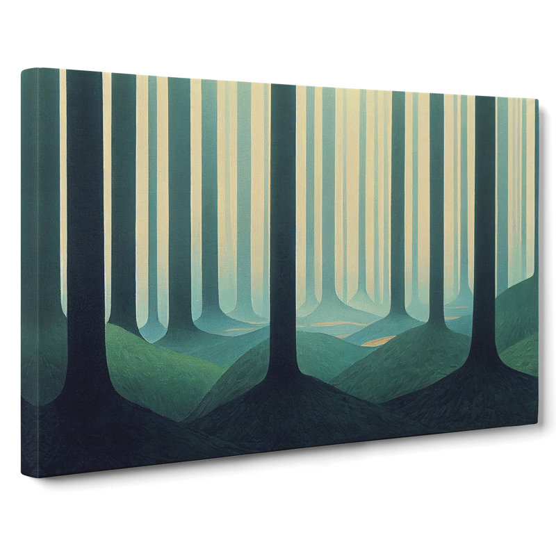 A Friendly Forest - Wrapped Canvas, 40cm H x 60cm W x 3cm D