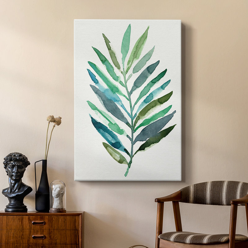 Palm Frond Flow IV - galerie Cavas sur mesure, H 36 po x l 24 po