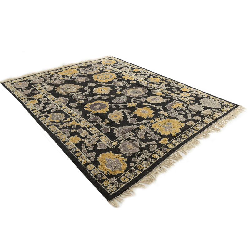Tapis noir 8 x 10 Pettaway