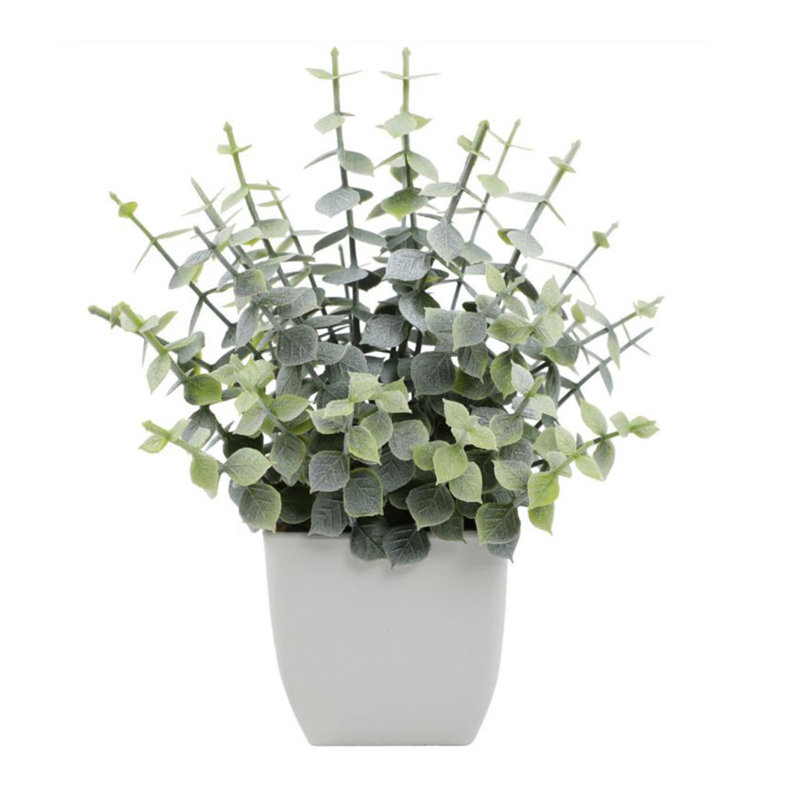Petites plantes artificielles artificielles en pots pour la maison