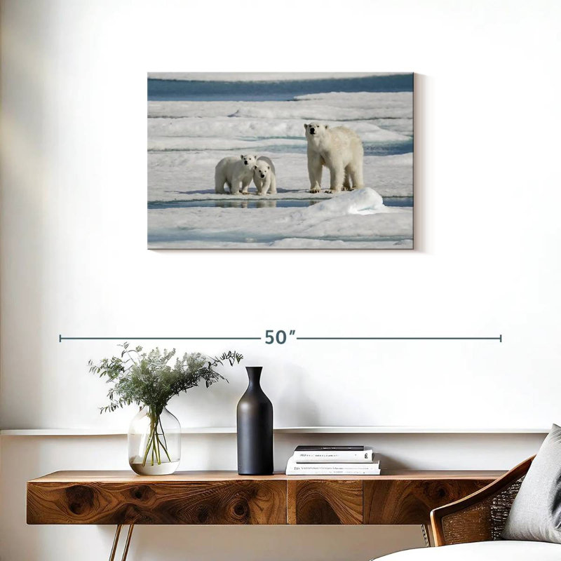 Ours polaires Brampt Longyearbyen, H 20 po x l 30 po