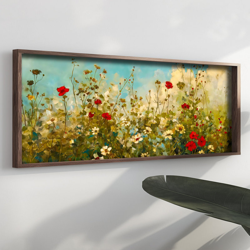 Elegant Decorative Framed MDF Painting, 15.7 x 47.2 x 0.1 inches | 100% MDF with 3 mm Thickness, 100% Pine Wood Frame | UV Printed Artwork for Home Decor, Living Room, Office, Modern Aesthetic