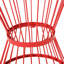 Table d'appoint en fer rouge de style moderne 16 po x l 16,05 po x P 16,05 po-1698709381