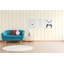 St Columb Major Stripe 10m L x 53cm W Wallpaper Roll-25931479