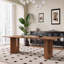 Combinaison de table et de chaises en bois massif rétro