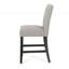 Tabouret de comptoir contemporain capitonné en tissu-887668497-887668498