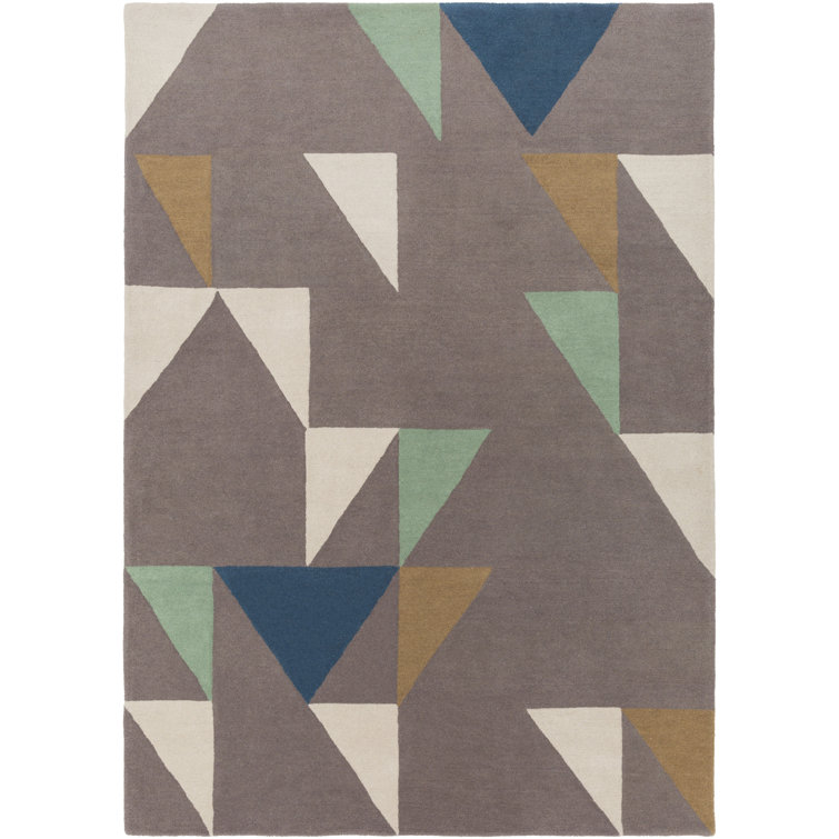 Broussard Wool Geometric Indoor Rug