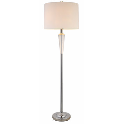 60 " Chrome Traditional Floor Lamp