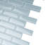 11.9"X 11.9" Polished Glass Brick Tile-61386123