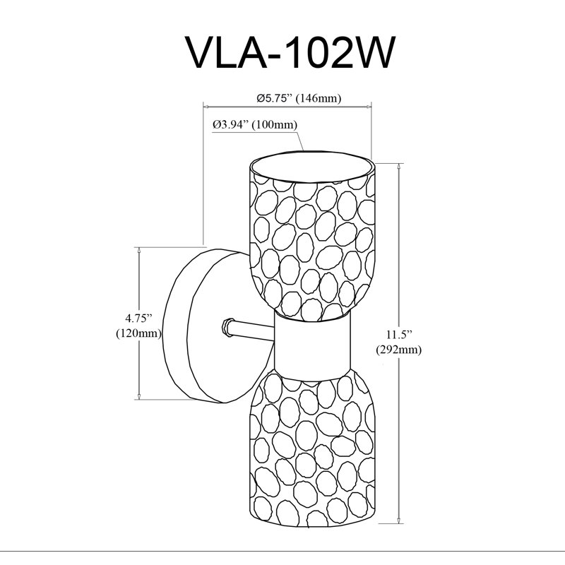 Éclairage pour meuble-lavabo 2 lumières Griffith, Laiton vieilli