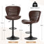 Adjustable Height Counter Stool with Metal Frame-309463932