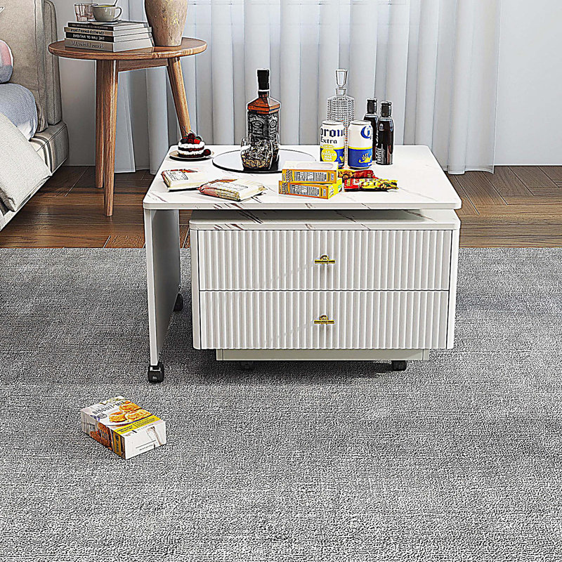 Extendable Coffee Table with Storage
