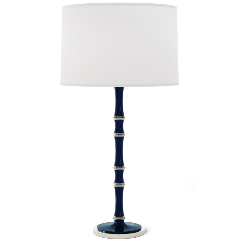 Kane Table Lamp, Celadon, Polished Nickel, Celadon