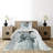 Traditional Polyester Damask Coverlet-41895293