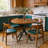 Adileny Round Metal Base Dining Table