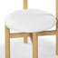 Chaise de salle à manger en lin Zoyah
