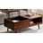 Iasiah Doody 47.25"W Mid-century Lift-Top Coffee Table with Storage Tray-762524469