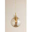Luminaire suspendu large en laiton vieilli 1 lumière Mitzi Benita-114598550-114598549