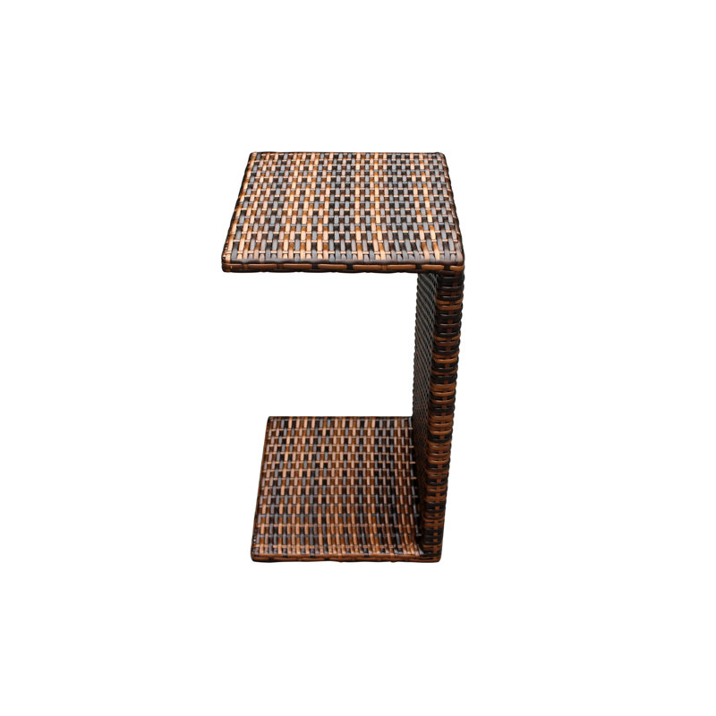 Penncross Wicker Outdoor Side Table , 15.75'' in. W 13.75'' in. D