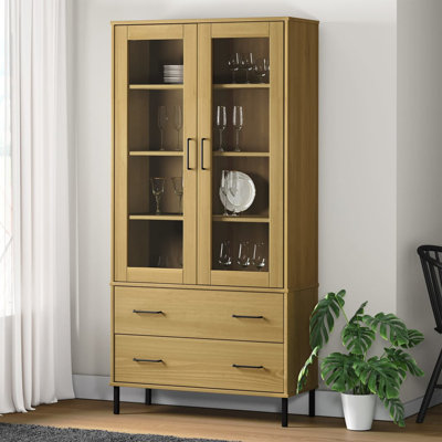 Landowski 172.5cm H x 85cm W Solid Wood Standard Bookcase