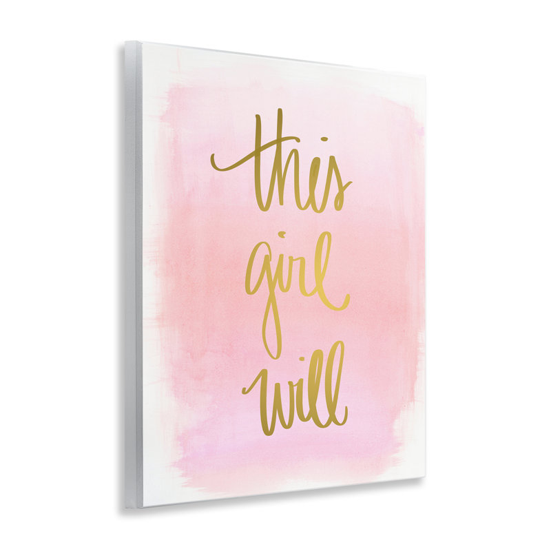 Art mural "This Girl Will on Pink" par Anna Quach