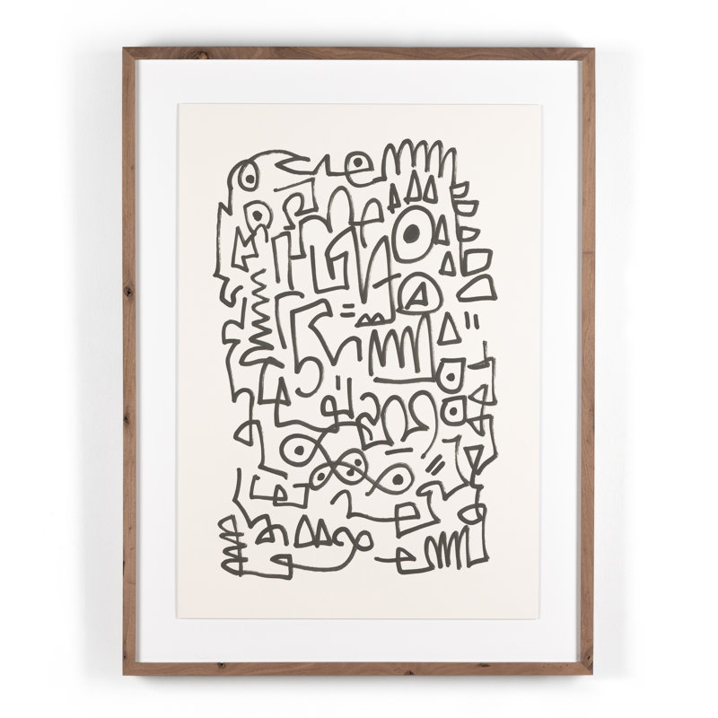 Sqwig Painting by Dan Hobday, 48" H x 36" W x 2.5" D