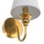 Lampe murale 11 po (H) à bras articulé avec abat-jour empire