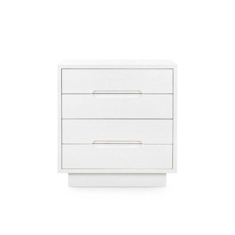 Table de chevet Cora, Blanc doux