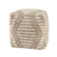 Repose-pieds 18 po ivoire et coton